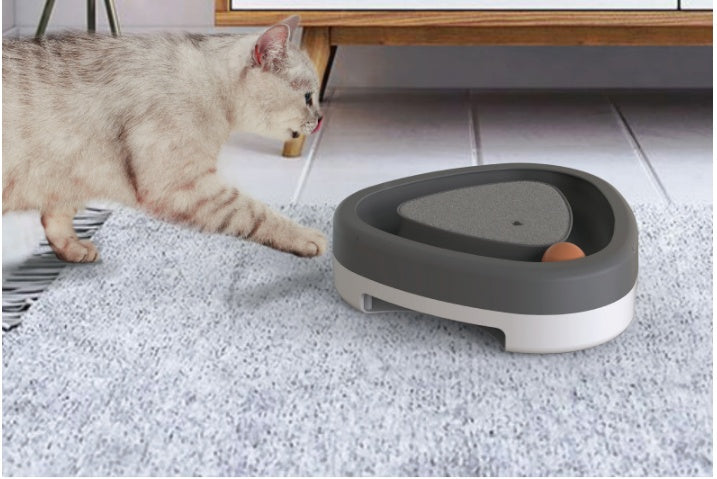 Self-Play Cat Turntable: Exercise, Fun, and Scratch All-in-One