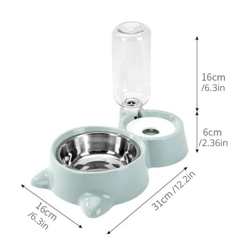 One‑Stop Feeder + Fountain for Happy, Hydrated Pets