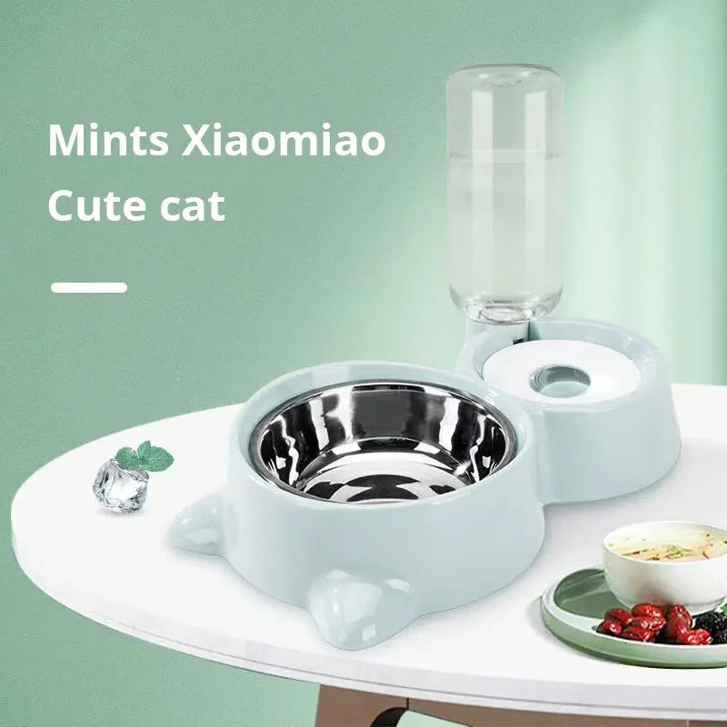 One‑Stop Feeder + Fountain for Happy, Hydrated Pets